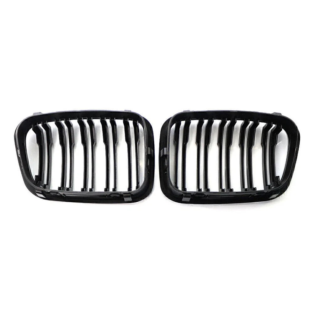 Front Twin Bar Grille Trim for BMW 3 Series E46 4 Door (1999-2001)