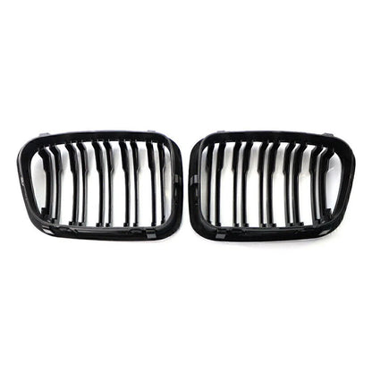 Front Twin Bar Grille Trim for BMW 3 Series E46 4 Door (1999-2001)