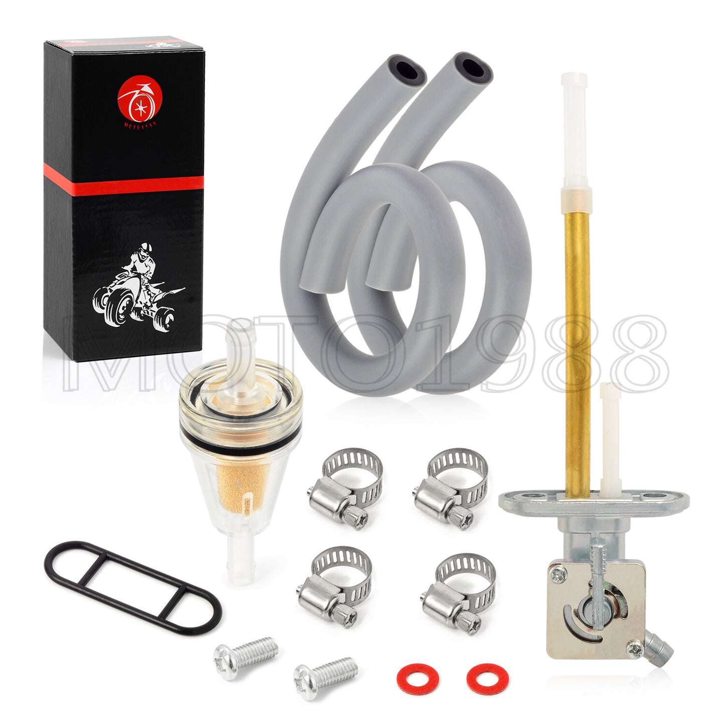 Fuel Valve Petcock Kit for Kawasaki Bayou 300 4X4 (1989–2005)