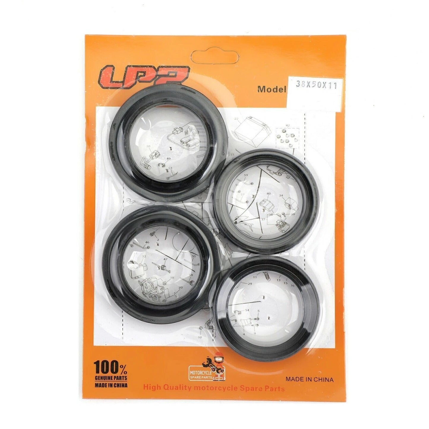 Fork Seals + Dust Covers for Honda CR125R (1981–1983) XR250R (1984–1985)
