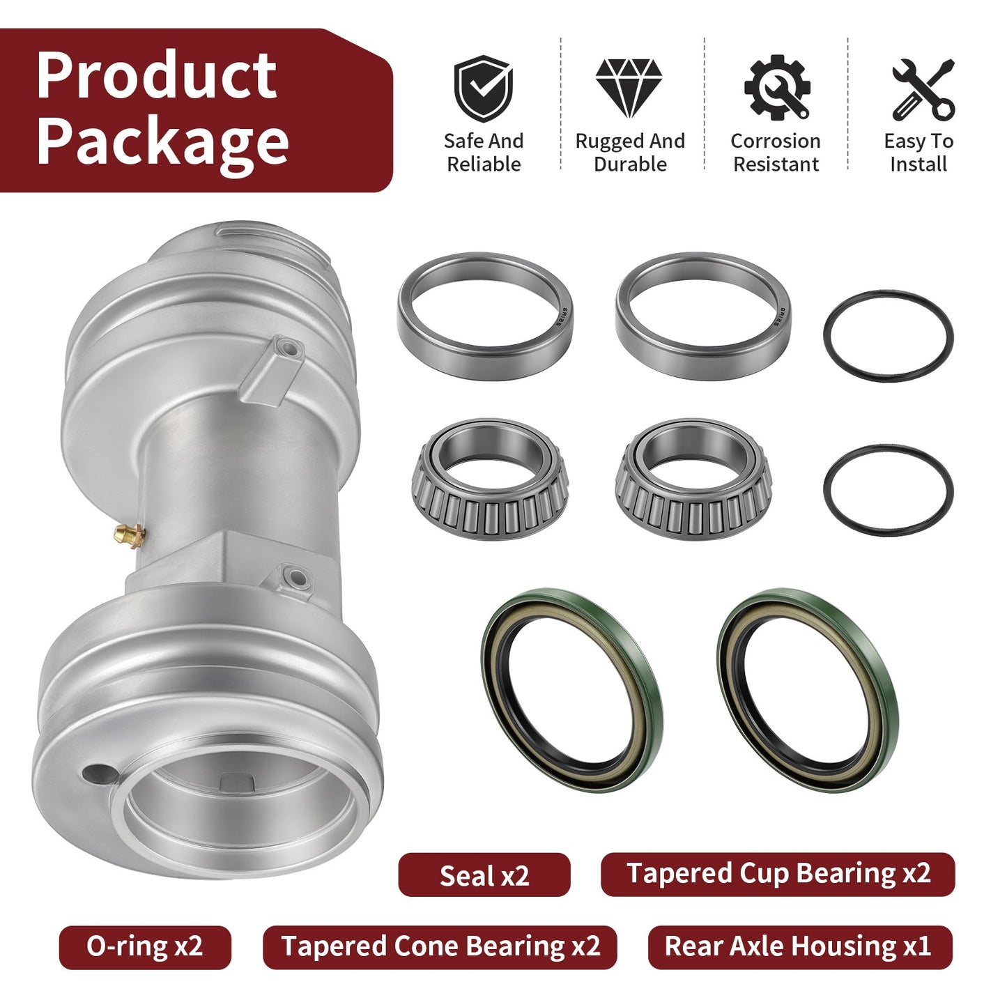 Rear Hub Repair Kit for Polaris Scrambler / Trail Blazer / Trail Boss