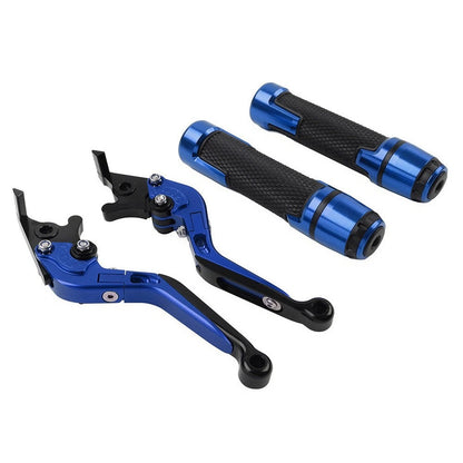 Extendable Brake Clutch Lever Grip Set for Kawasaki Z125 Z250 (2017–2020)