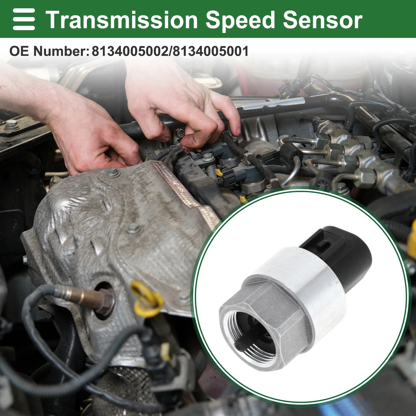 Transmission Speed Sensor for Mercedes-Benz MB100D 2.9L (1995-2003) 1 x Pc