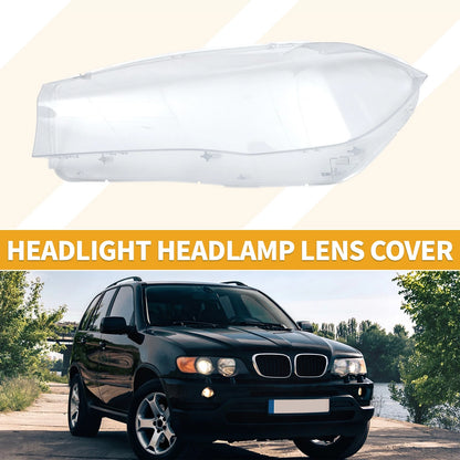 1 Pc Headlight Lens Cover for BMW X5 (2014–2018) No. 63117442647 Clear