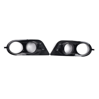 Glossy Black Front Fog Light Covers for BMW E46 M3 (2001-2006)