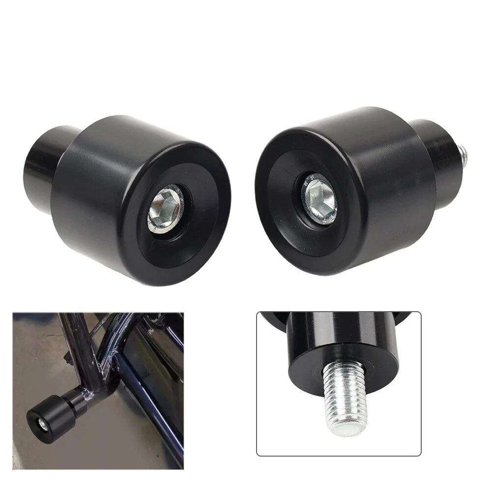 Engine Guard Crash Bar End Screw Bolt for Harley M12 Black
