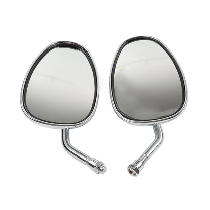 Chrome Rearview Oval Mirror for Honda Shadow Spirit 750 1100 VTX1300 VTX1800 (2001-2010)