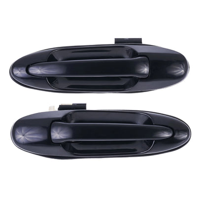 Set of 2 Outer Door Handles for Toyota Landcruiser 100 (1998–2007) Black