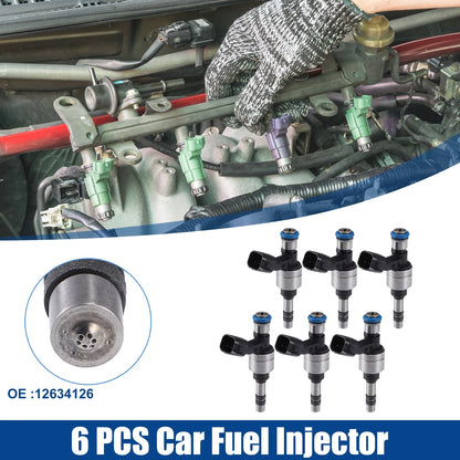 6X Fuel Injector Nozzle 12634126 for Chevrolet Colorado 3.6L (2015–2016)