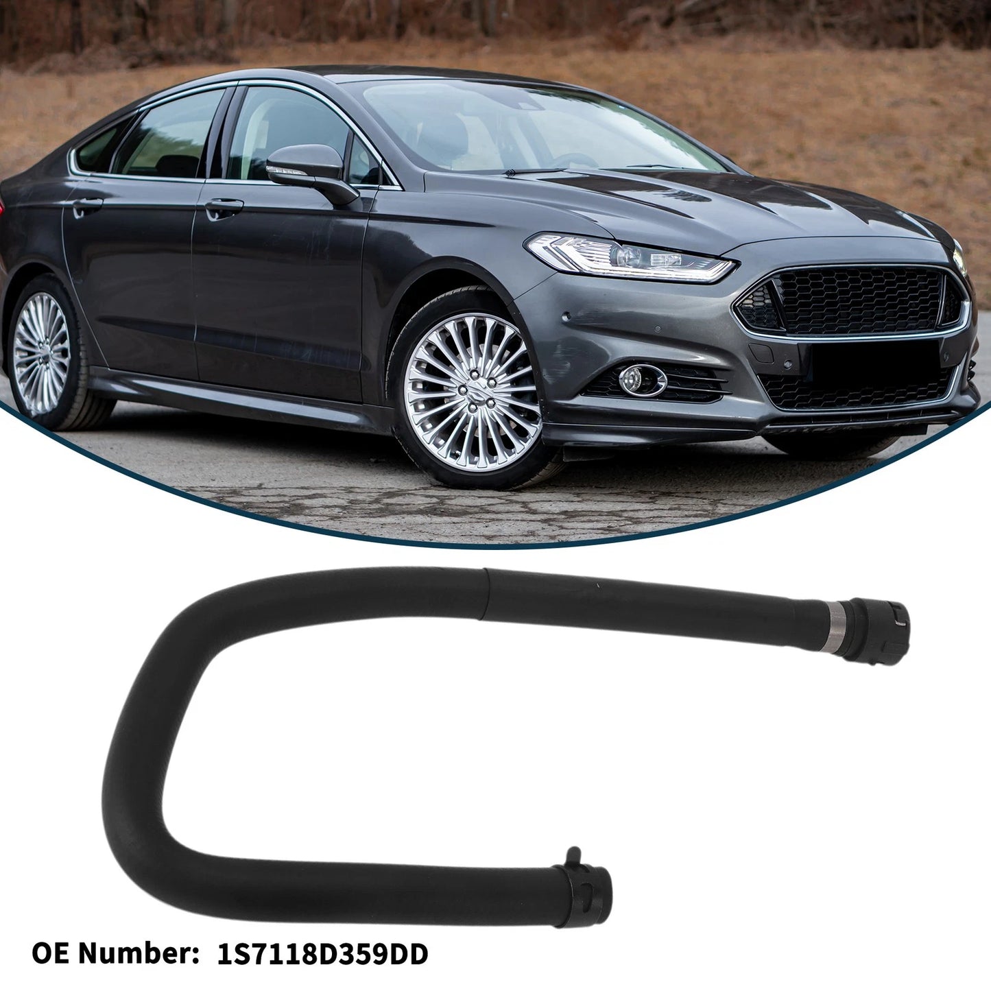 Radiator Hose No.1S7118D359DD for Ford Mondeo (2004–2007) Rubber Outlet Pipe