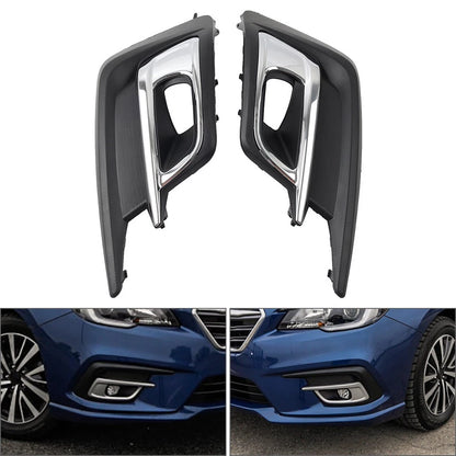 Set of 2 Front Bumper Fog Light Bezel Covers for Subaru Legacy 2.5i (2018–2019)