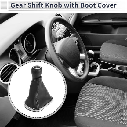 6 Speed Gear Shift Knob with Cover for Chevrolet Cruze (2010–2015) Faux Leather