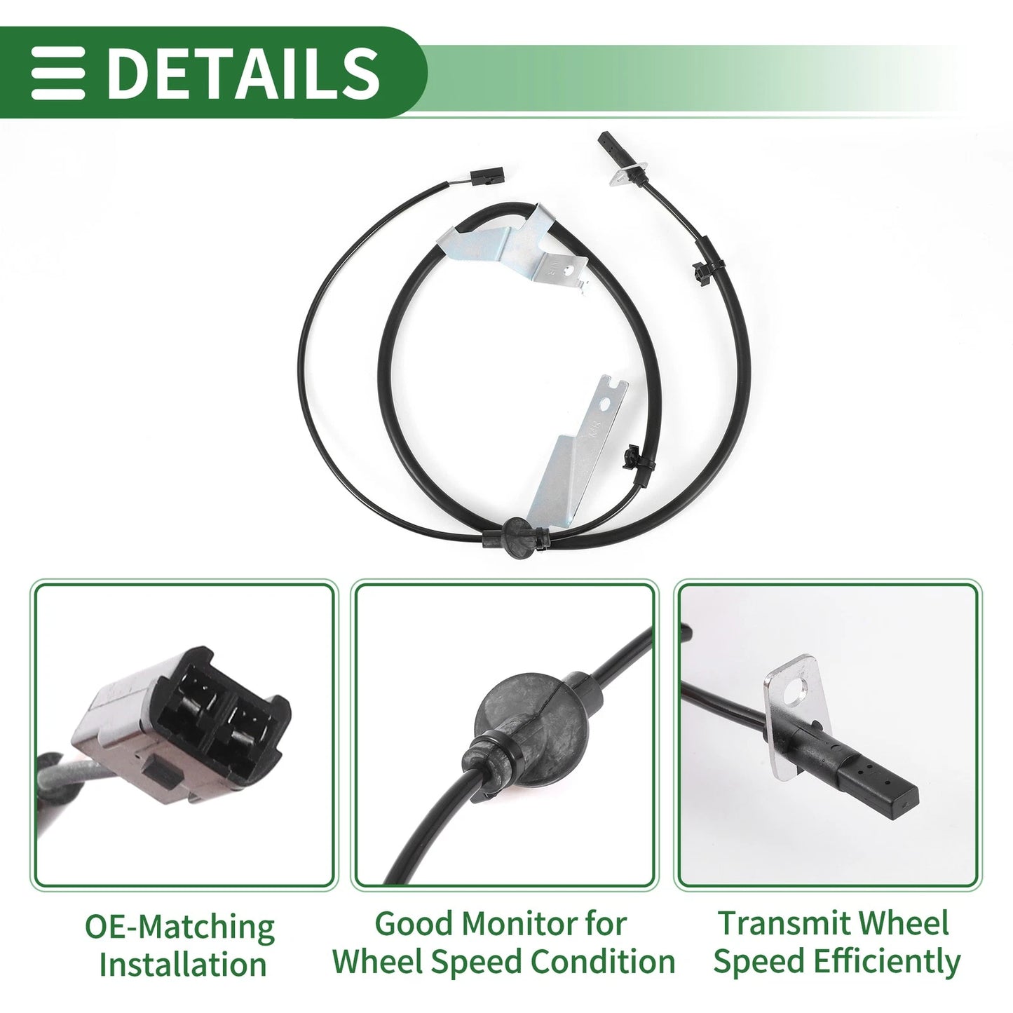 ABS Wheel Speed Sensor No. 5631057K00 for Suzuki Swift III (2005)