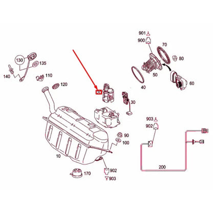 Fuel Gas Pump for Mercedes SLK280 SLK300 SLK350 (2005–2011)