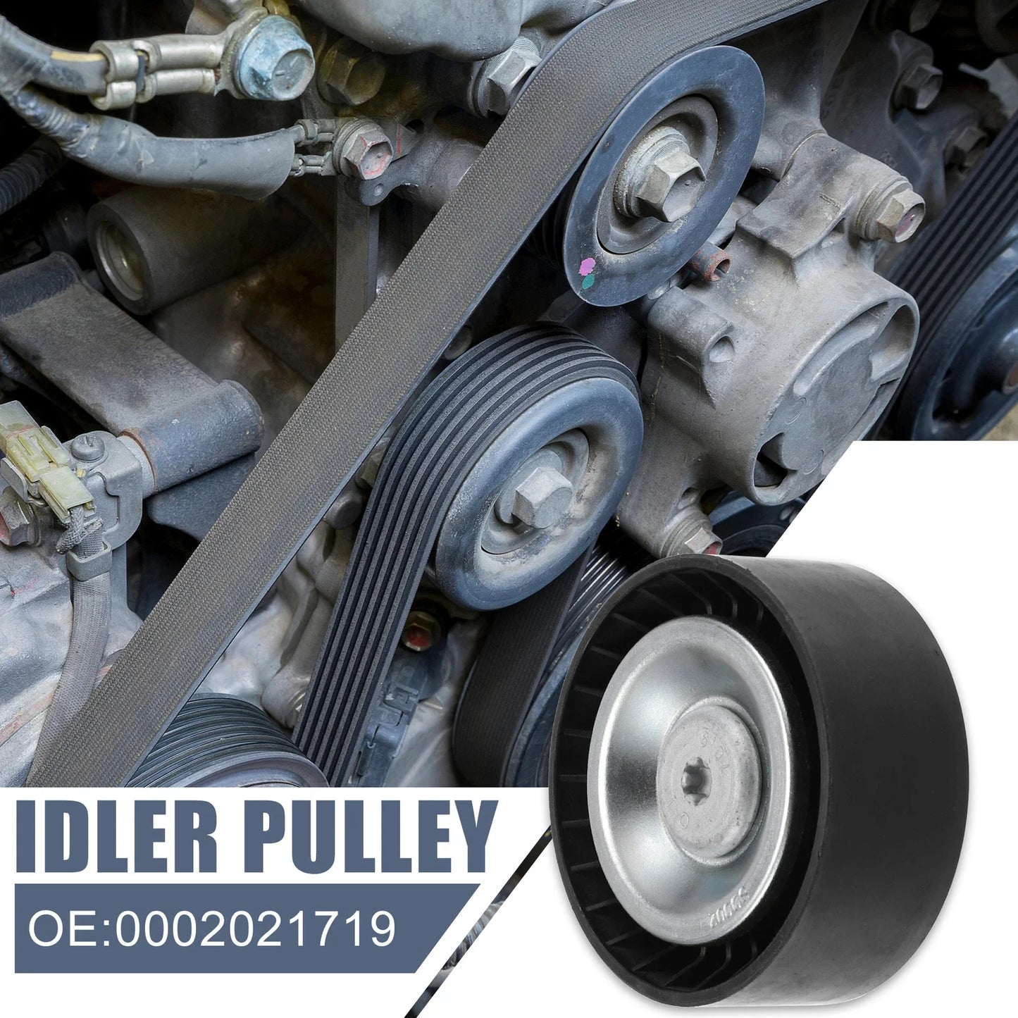 Drive Belt Idler Pulley for Mercedes-Benz C 250 (2012-2015)