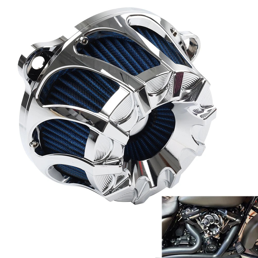 Red Air Cleaner Intake Filter Kit for Harley Sportster XL883 XL1200 (1991–2023)