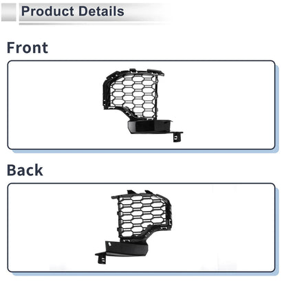 1 Pc Front Right Fog Light Grill Black for BMW X5 (2019-2022)