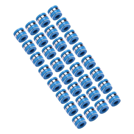 32pcs Viton Valve Stem Oil Seals 11/32" X .500" for SBC BBC BBF SBF