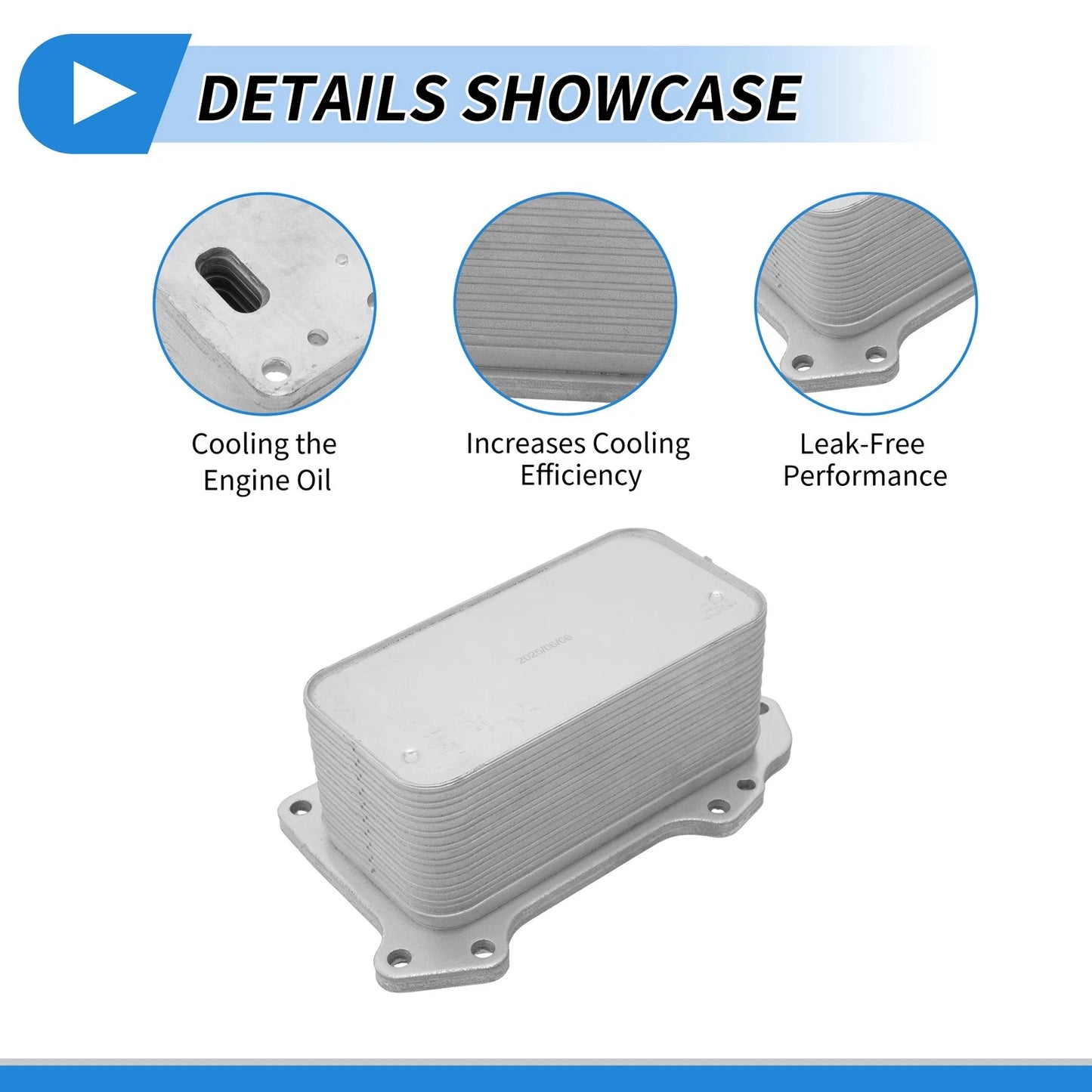 Engine Oil Cooler for Mercedes-Benz C300 (2019–2023) No.A2641880400/6401800765