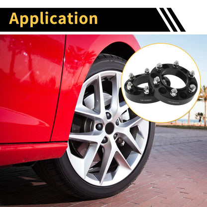 2X Wheel Spacers 6x139.7mm M12x1.5 for Toyota 4Runner (1989–2023)