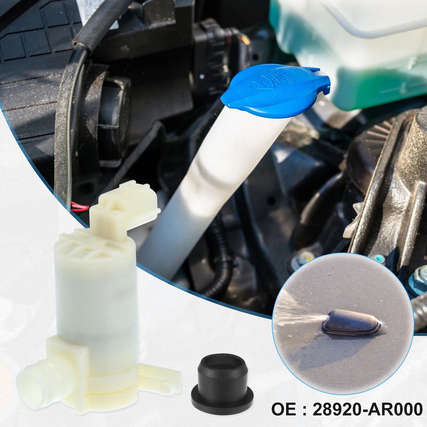 Windshield Washer Motor Pump for Nissan 350Z (2003–2009)