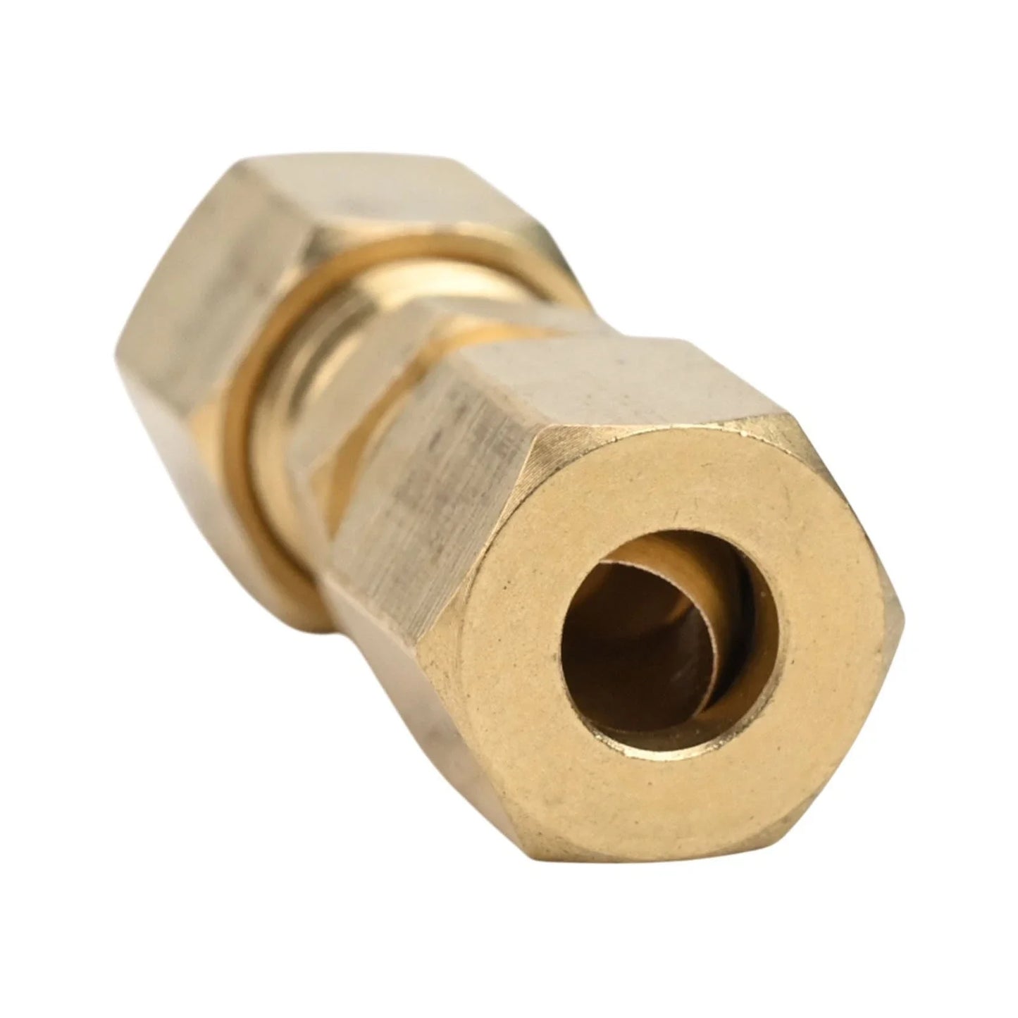 Brass Brake Line Union Fittings Set of 10 for Hydraulic and Fuel Lines