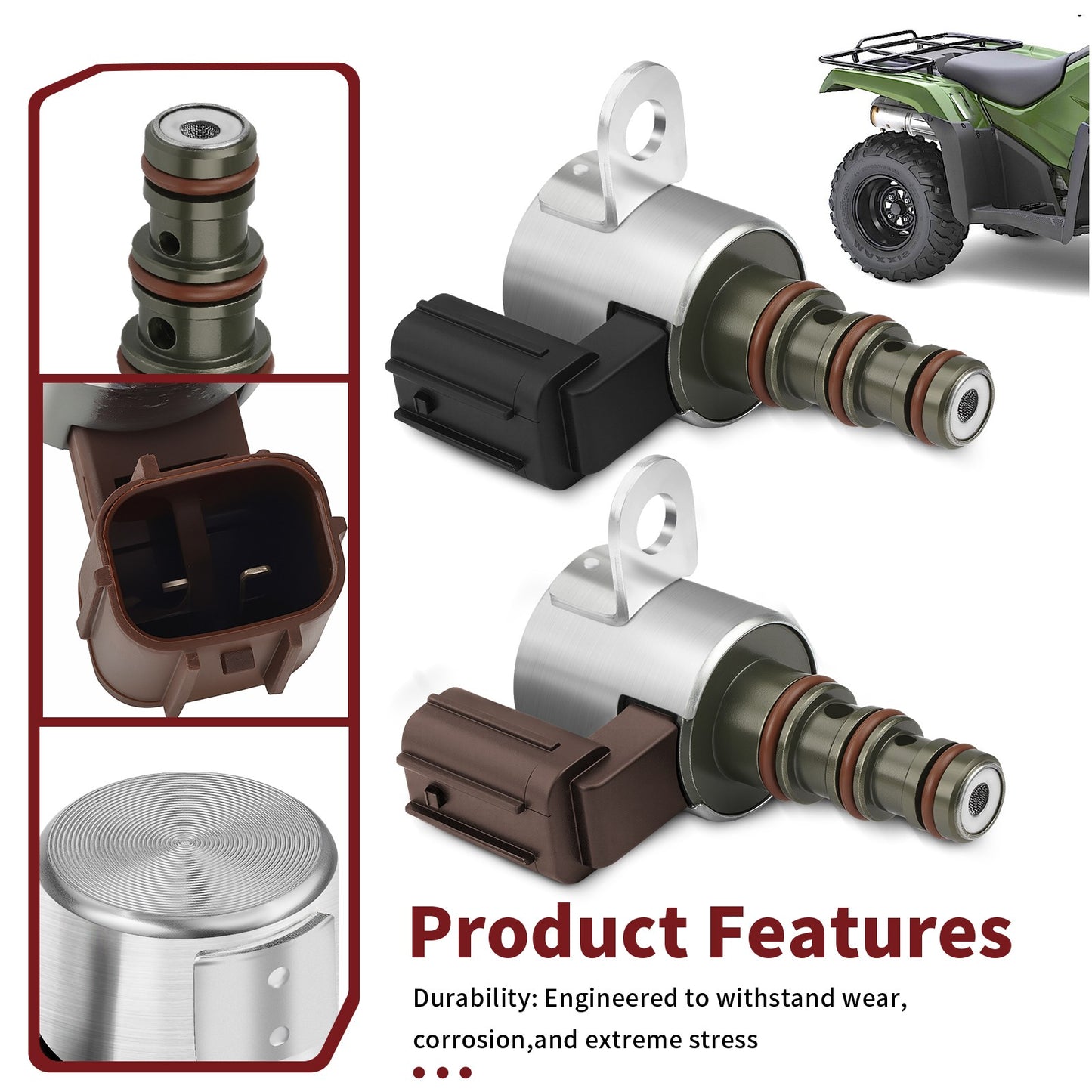 Transmission Shift Solenoid Kit for Honda TRX650 TRX680 Rincon (2004–2020)