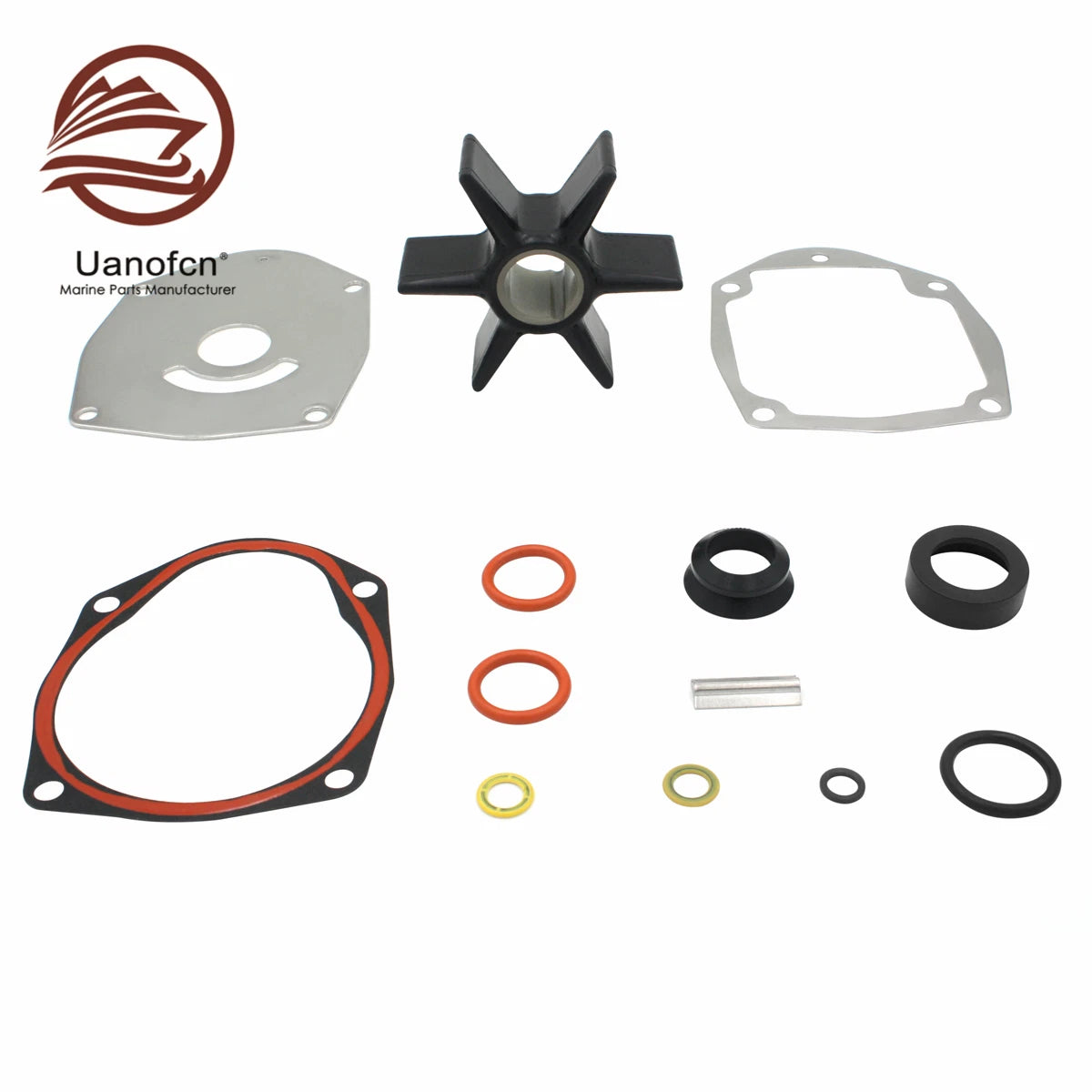Water Pump Impeller Repair Kit for Mercruiser Alpha 1 Gen 2 (1983–1995)