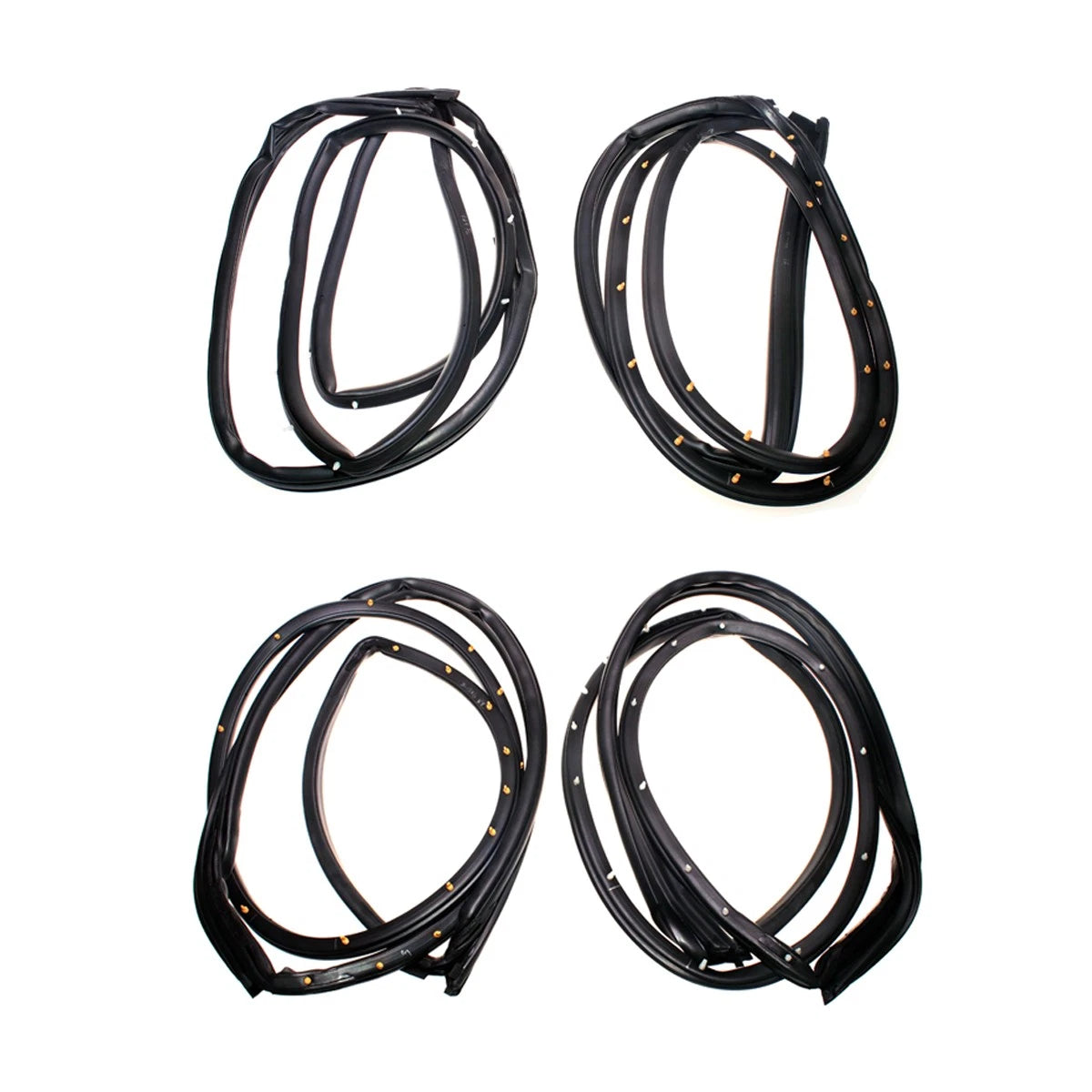 Set of 4 Door Weatherstrip Seals for Honda Accord (1990–1993)