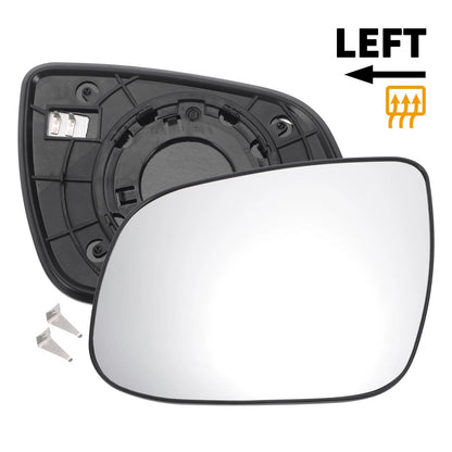 Heated Left Side White Mirror Glass for KIA Ceed (2009–2012)