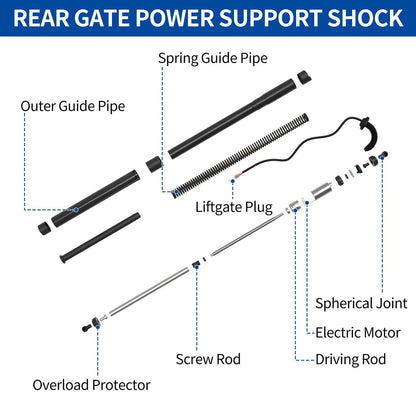 Rear LH RH Tailgate Power Lift Support for Honda Pilot (2016-2021)
