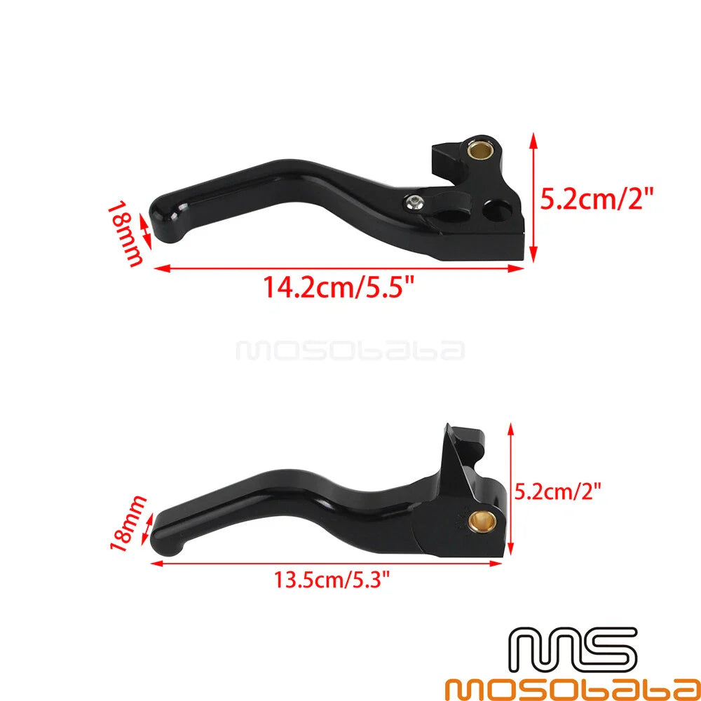 Red Front Hand Brake Clutch Levers for Harley Sportster XR1200/XR1200X/XL1200L (2007-2019)