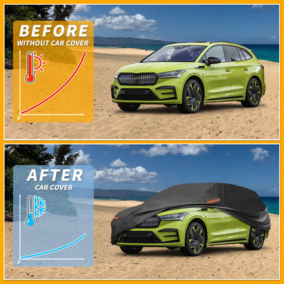 Waterproof Car Cover for Skoda Enyaq (190T-PU)