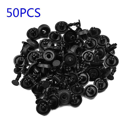 50pcs Plastic Car Rivet Clips Push Pins Fastener for Toyota Camry Highlander