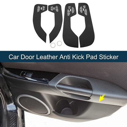 Set of 1 Car Door Leather Anti Kick Pad Sticker for Cadillac CT6 (2017–2018)