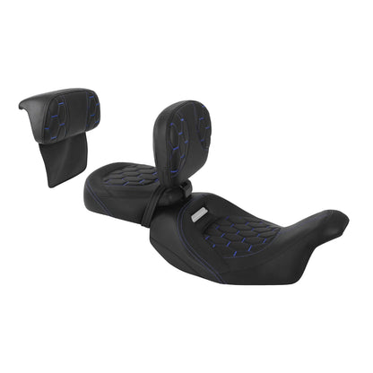 Seats Backrest Pad for Harley Road Glide Street Glide (2014 - 2023)