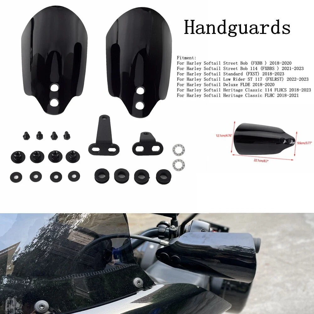 Handguards Protector for Harley Softail Heritage Classic 114 FLHCS (2018-23)