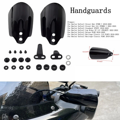Handguards Protector for Harley Softail Heritage Classic 114 FLHCS (2018-23)