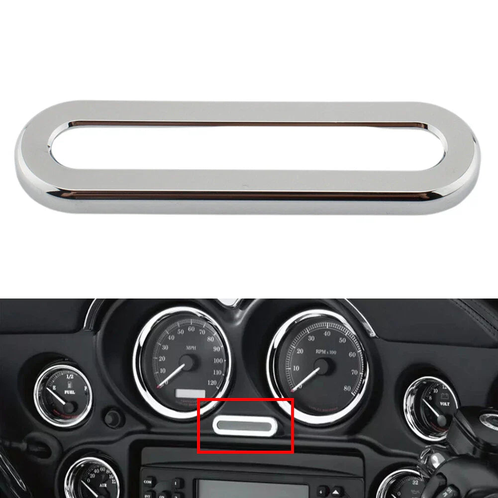 Chrome Indicator Lamp Bezel Cover for Harley Road Street Glide (1996-2013)
