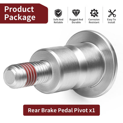 Rear Brake Pedal Pivot Bolt for Honda CR125R CR250R CRF450R (2000–2023)