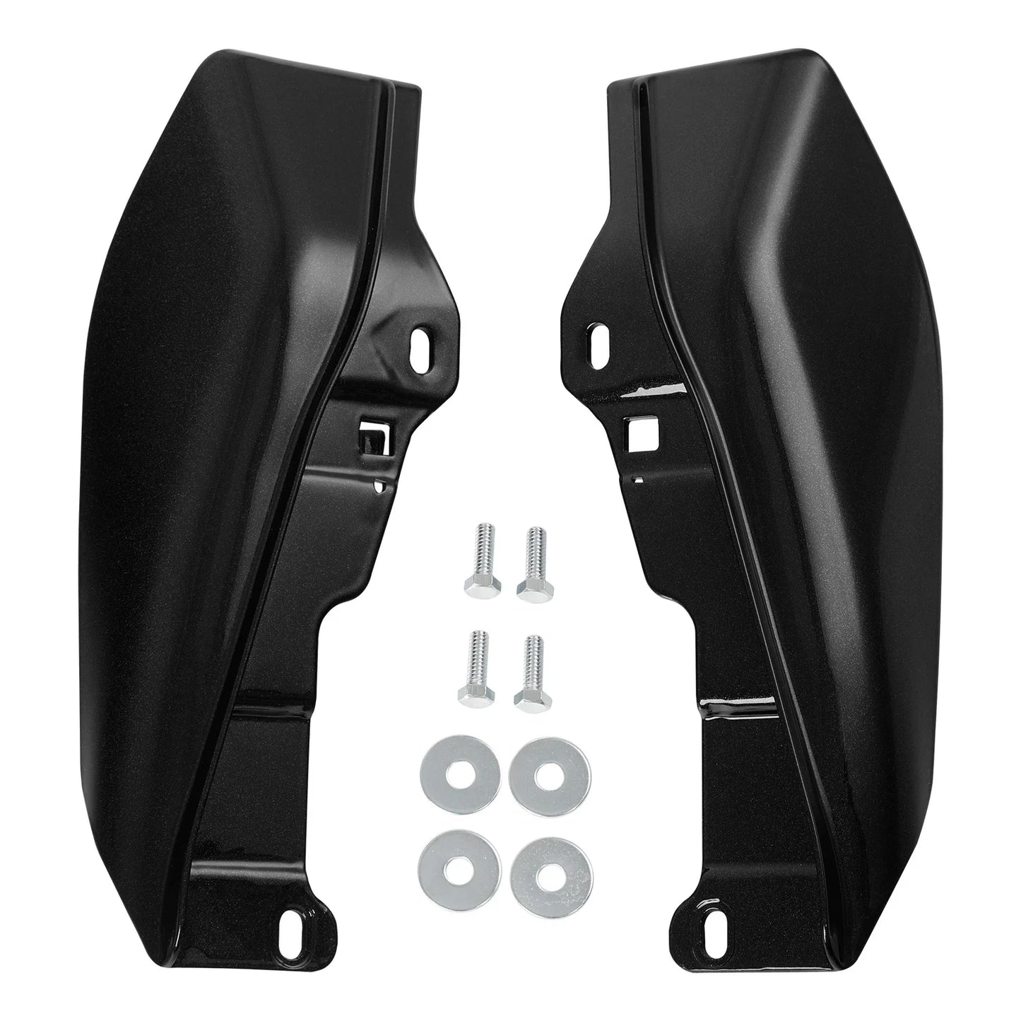 Mid Frame Air Deflectors for Harley Touring Street Glide (2009-2023) Black