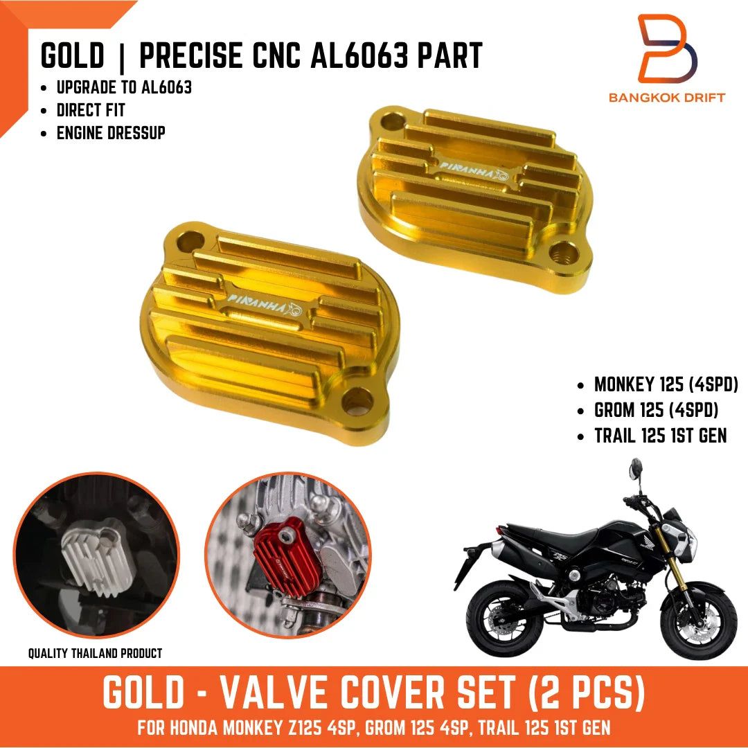 Gold Valve Cover Guard Trim for Honda MSX125 Grom 125 CT125 (2013-2023)