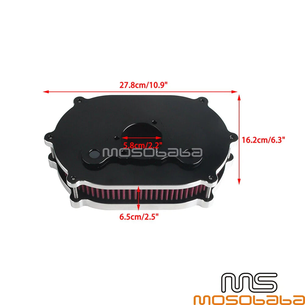 Air Filter Cleaner Dust Proof Kit for Harley Sportster XL (2007-2012)