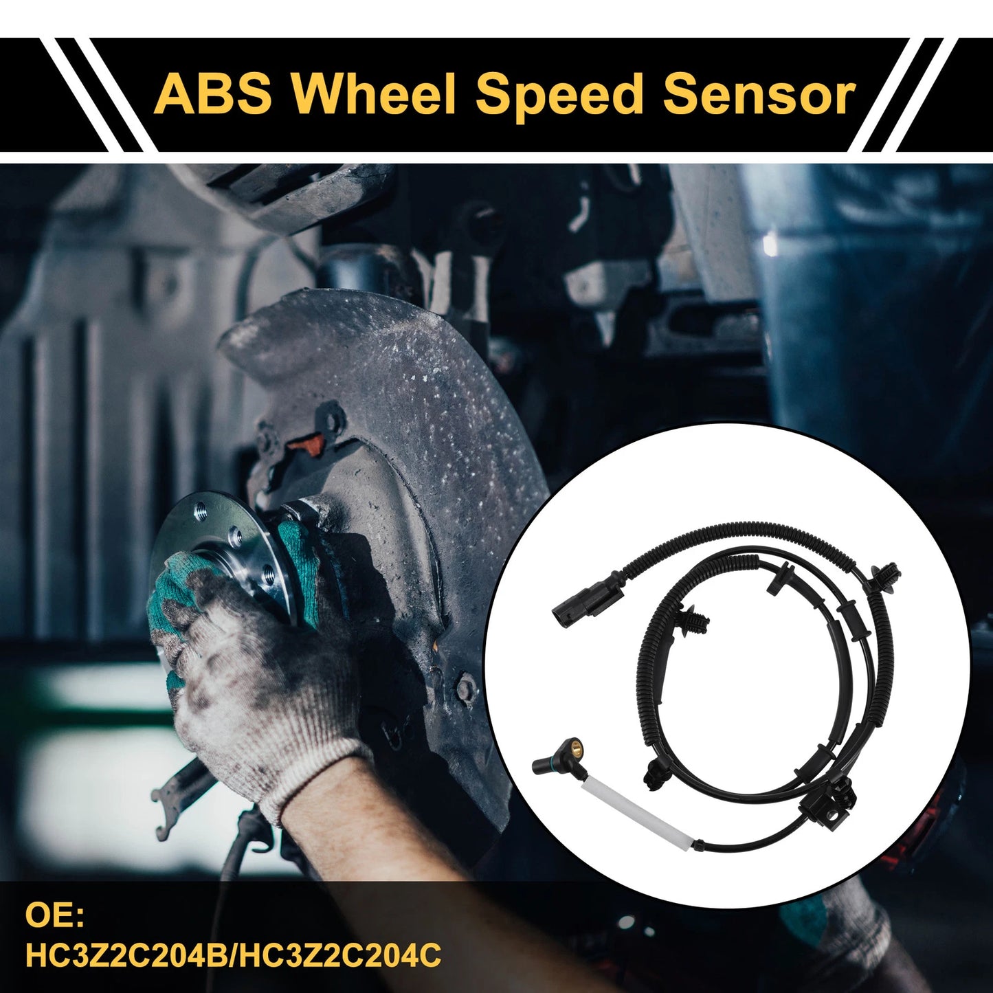 ABS Wheel Speed Sensor for Ford F-250 F-350 F-450 F-550 Super Duty (2017–2019)