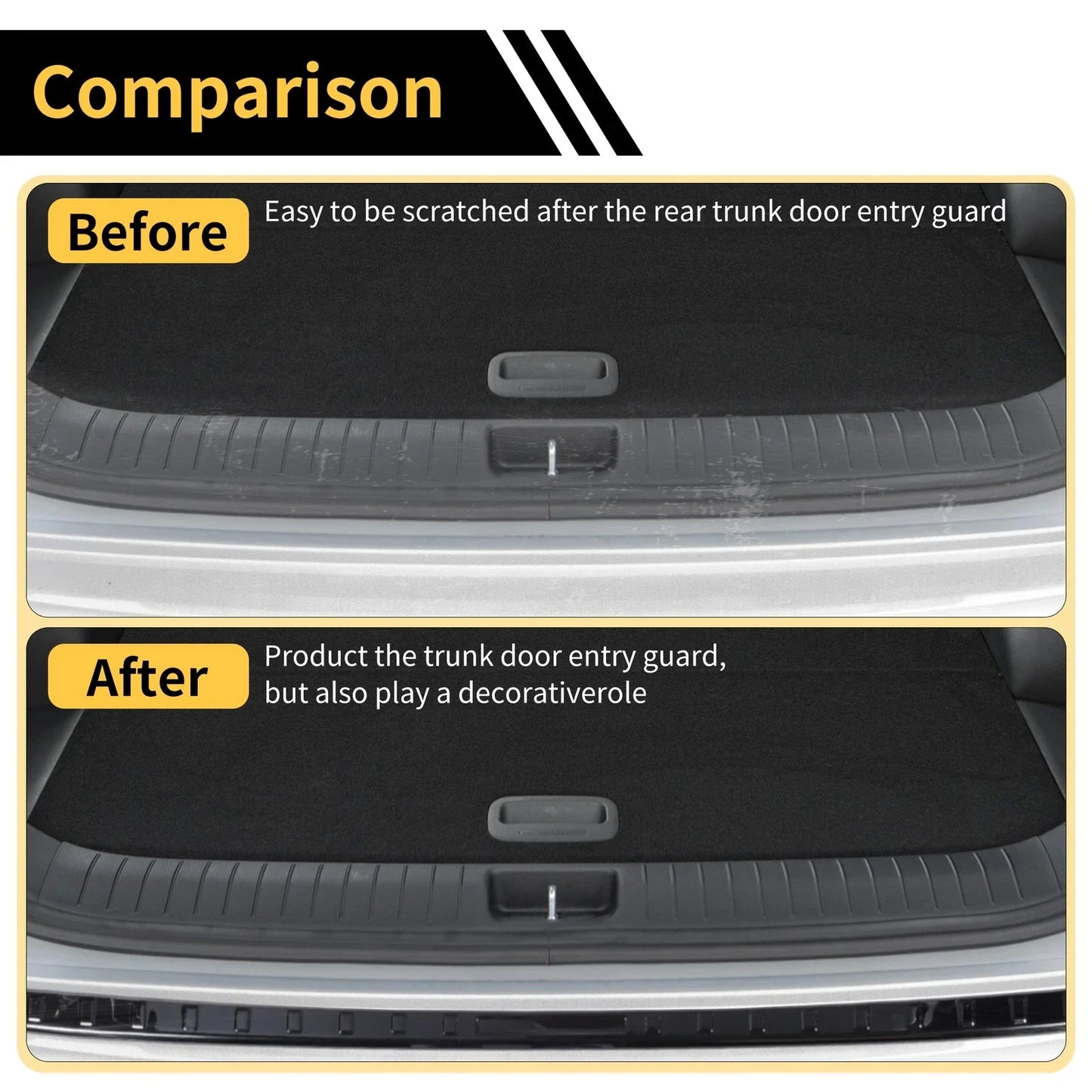 Rear Bumper Topper for Honda Odyssey 2022-2025 Black 1 x Piece