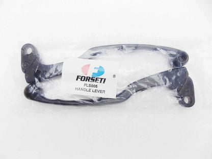 Black Forseti Front Brake & Clutch Lever Set for Yamaha XT200 (1982-1983)