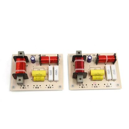 2X 180W Car Speaker Audio Crossover Filter 2 Way Frequency Divider