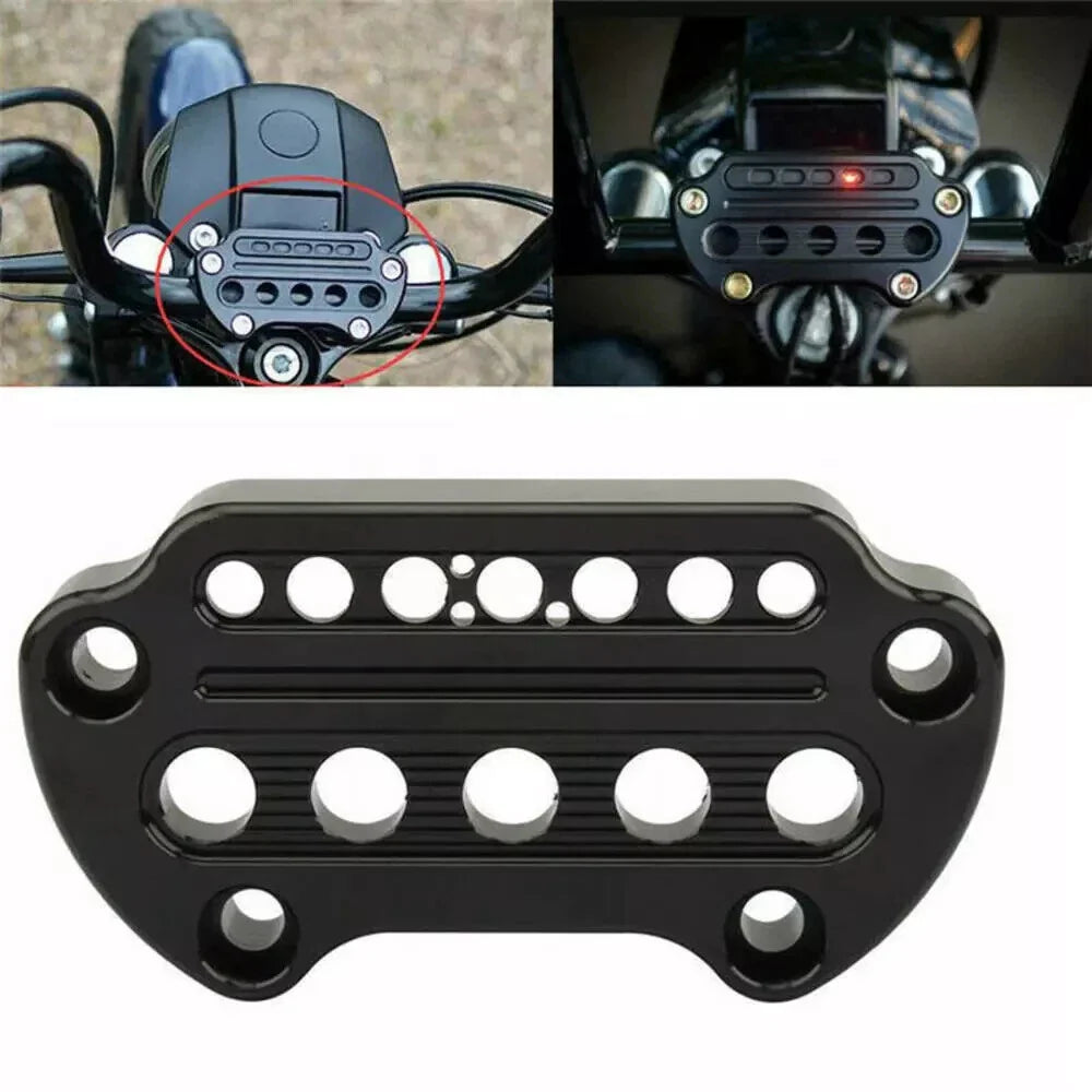 Handlebar Clamp Mount for Harley Sportster Dyna Softail