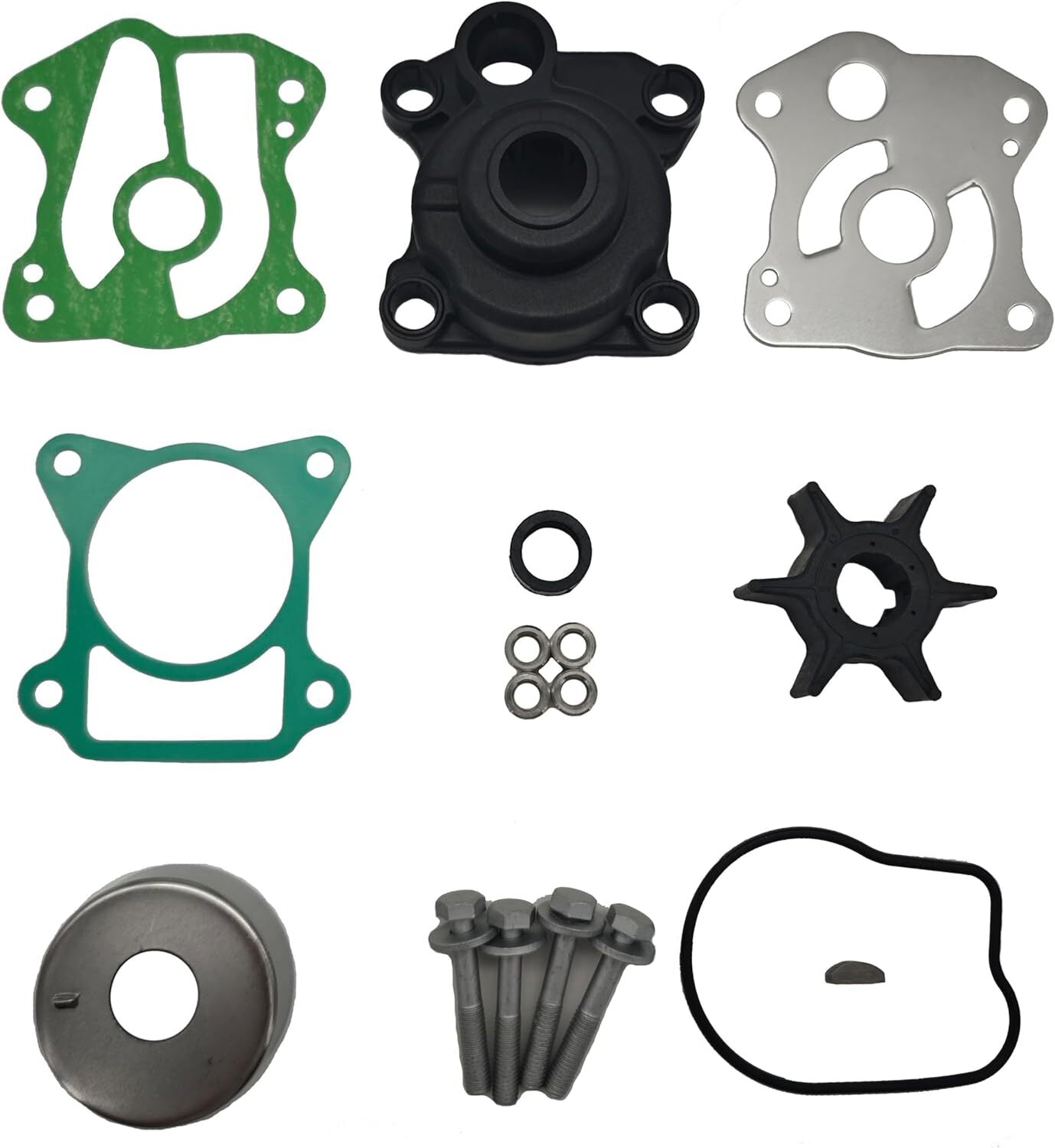 Water Pump Impeller Repair Kit for Honda 25/30hp Outboard (BF25A/BF30A)