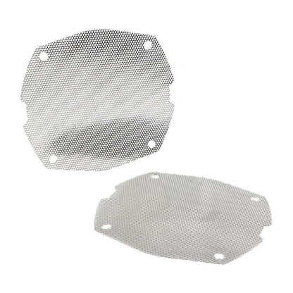 Chrome Front Fairing Mesh Speaker Grilles for Harley Dresser FLH/T Electra Glide